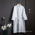 100% organic cotton loop bathrobe with hood